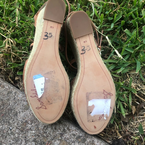 Sam Edelman Leather Platform Espadrille - Picture 7 of 8